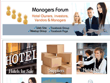 Tablet Screenshot of managersforum.org